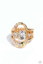 Load image into Gallery viewer, Shopaholic Statement - Gold Ring - Paparazzi