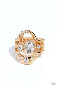 Shopaholic Statement - Gold Ring - Paparazzi