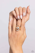 Load image into Gallery viewer, Shopaholic Statement - Gold Ring - Paparazzi