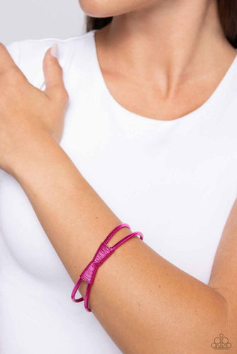 Tactile Thrill - Pink Bracelet - Paparazzi