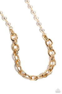 Dual Daydream - Gold Necklace - Paparazzi