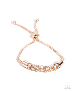 Serious Sentiment - Rose Gold Bracelet - Paparazzi