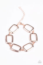 Load image into Gallery viewer, Basic Geometry - Rose Gold Bracelet - Paparazzi