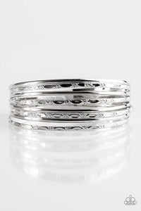 Magnificent Gleam - Silver Bracelets - Paparazzi