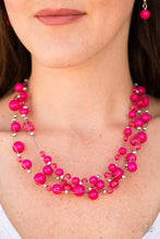 Load image into Gallery viewer, Set The World On WIRE - Pink Necklace - Paparazzi