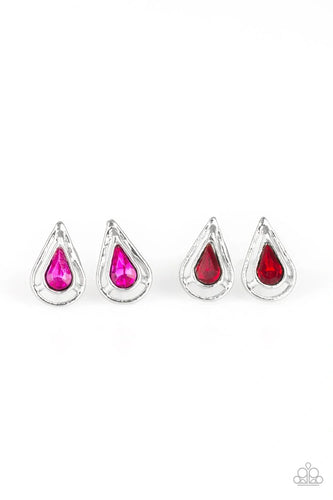 Starlet Shimmer - Kids Teardrop Rhinestone Earrings