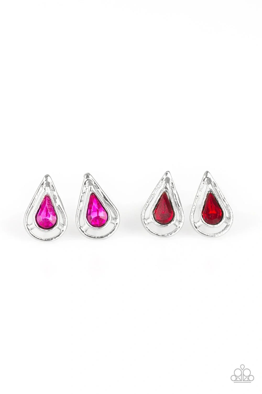 Starlet Shimmer - Kids Teardrop Rhinestone Earrings