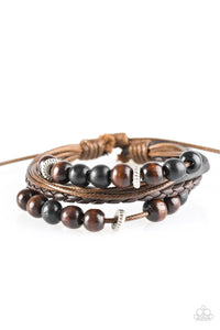 Wild Woods - Brown Bracelet - Paparazzi