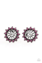 Load image into Gallery viewer, Dreamy Dahlia - Purple Earrings - Paparazzi