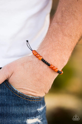 Alert - Orange Bracelet - Paparazzi