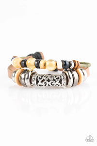 Canyon Treasure - Brown Bracelet - Paparazzi