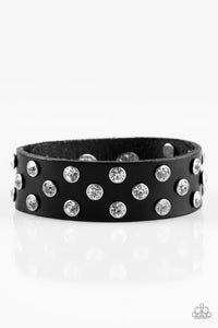 Shine On You Crazy Diamond - Black Bracelet - Paparazzi