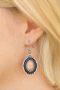 Shifting Sands - Brown Earrings - Paparazzi