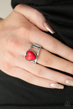 Load image into Gallery viewer, Rule With Your Heart - Red Ring - Paparazzi