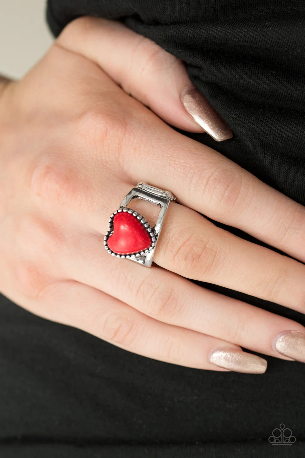 Rule With Your Heart - Red Ring - Paparazzi