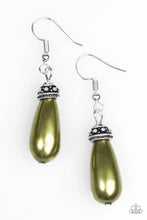 Load image into Gallery viewer, Making The World Jealous - Green Earrings - Paparazzi