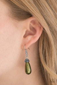 Making The World Jealous - Green Earrings - Paparazzi