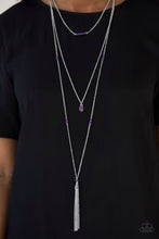 Load image into Gallery viewer, SANDSTONE Castles - Purple Necklace - Paparazzi