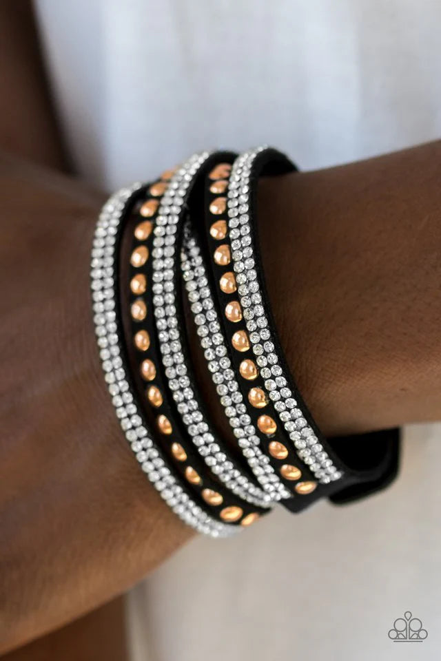 I BOLD You So! - Black Bracelet - Paparazzi