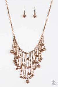 Catwalk Champ - Copper Necklace - Paparazzi