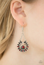 Load image into Gallery viewer, Cancun Can-Can - Red Earrings - Paparazzi