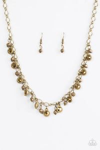 City Couture - Brass Necklace - Paparazzi