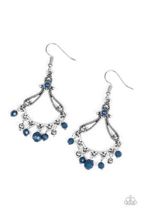 Dazzling Date Night - Blue Earrings - Paparazzi