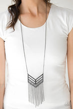 Load image into Gallery viewer, Alpha Attitude - Black Necklace - Paparazzi