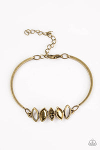 Money Dance - Brass Bracelet - Paparazzi