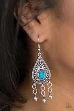 Load image into Gallery viewer, Sahara Song - Blue Earrings - Paparazzi