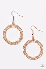 Load image into Gallery viewer, Bubbly Babe - Copper Earrings - Paparazzi