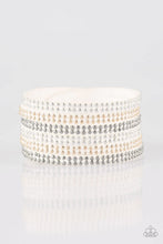 Load image into Gallery viewer, Fight Fire with Fire - White Bracelet - Paparazzi