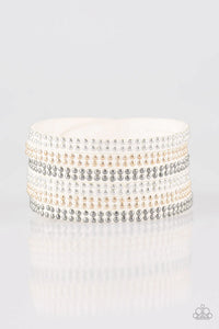 Fight Fire with Fire - White Bracelet - Paparazzi