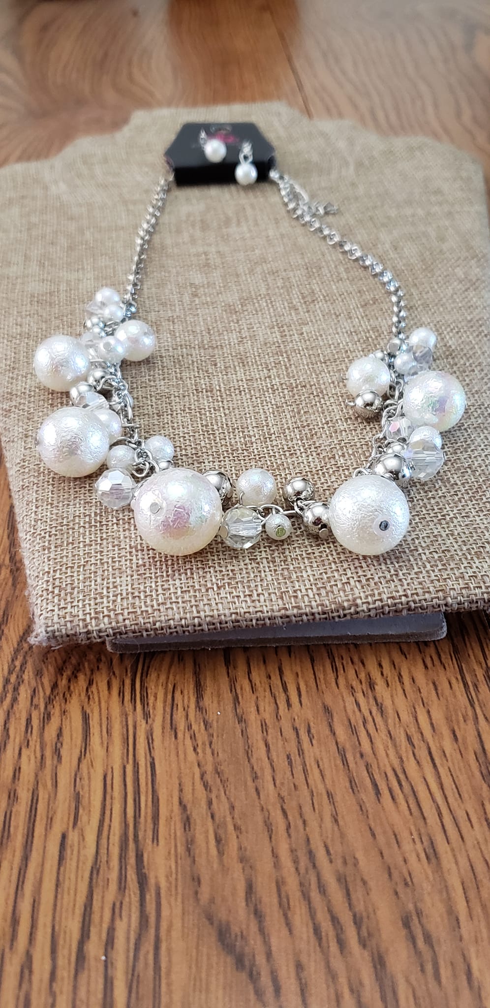 A Touch of CLASSY - white - Paparazzi necklace – JewelryBlingThing