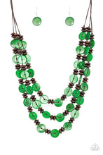 Load image into Gallery viewer, Key West Walkabout - Green Necklace - Paparazzi