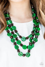 Load image into Gallery viewer, Key West Walkabout - Green Necklace - Paparazzi