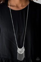 Load image into Gallery viewer, Happy Is The Huntress - Silver Necklace - Paparazzi