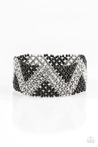 Desert Loom - Black Bracelet - Paparazzi