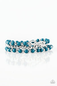 Immeasurably Infinite - Blue Bracelet - Paparazzi