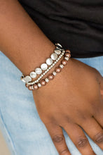 Load image into Gallery viewer, Girly Girl Glamour - Brown Bracelet - Paparazzi