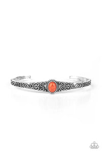 Make Your Own Path - Orange Bracelet - Paparazzi