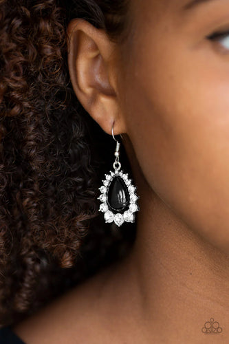 Regal Renewal - Black Earrings - Paparazzi