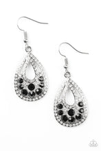 Load image into Gallery viewer, Sparkling Stardom - Black Earrings - Paparazzi