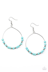 Stone Spa - Blue Earrings - Paparazzi