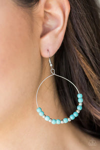 Stone Spa - Blue Earrings - Paparazzi