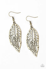 Load image into Gallery viewer, Come Home To Roost - Brass Earrings - Paparazzi