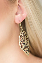 Load image into Gallery viewer, Come Home To Roost - Brass Earrings - Paparazzi