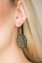 Load image into Gallery viewer, Wistfully Whimsical - Brass Earrings - Paparazzi