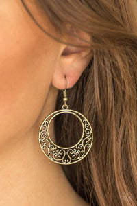 Newport Nautical - Brass Earrings - Paparazzi