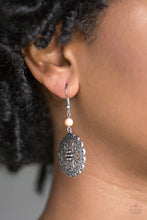 Load image into Gallery viewer, Full Floral - Brown Earrings - Paparazzi